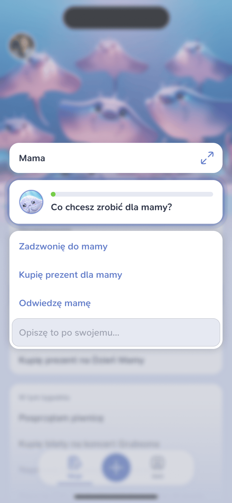 Podpowiedź kontekstu przy krótkim wpisie