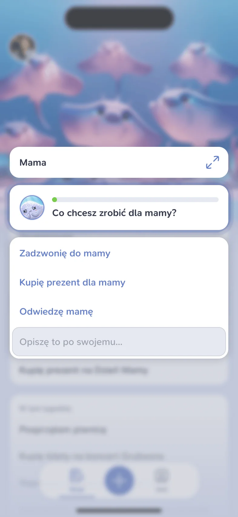 Podpowiedź kontekstu przy krótkim wpisie
